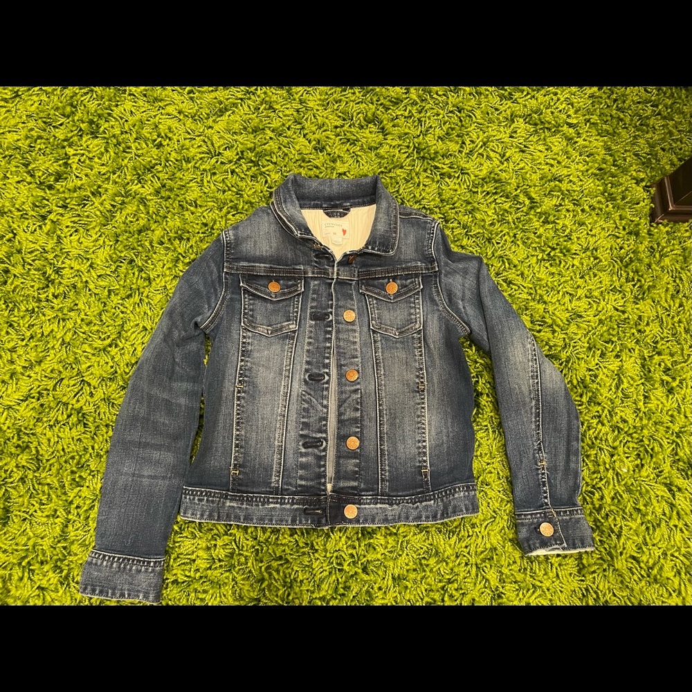 Girls Crewcuts jeans jacket size 10